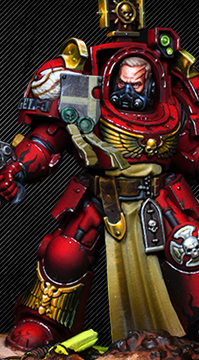 Captain in Terminator Armour Blood Angel