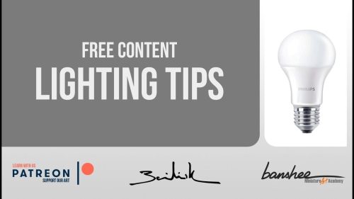 Curso/Course: Free Content - Tool & Tips - Lighting Tips