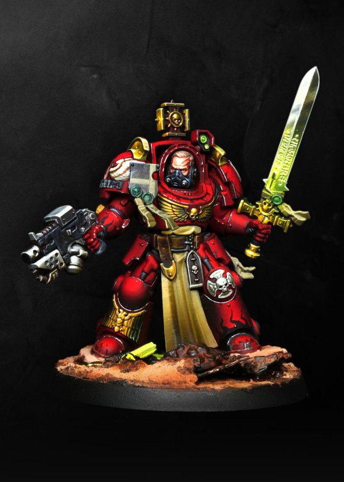 Blood Angel Captain on Terminator Armour